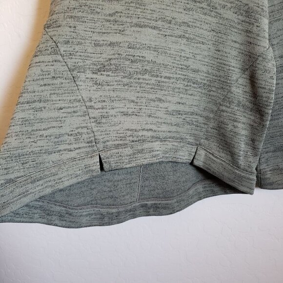 Anthropologie Saturday Sunday Marl Oversized Funnel Neck Sweater Green Women's M - Picture 5 of 12